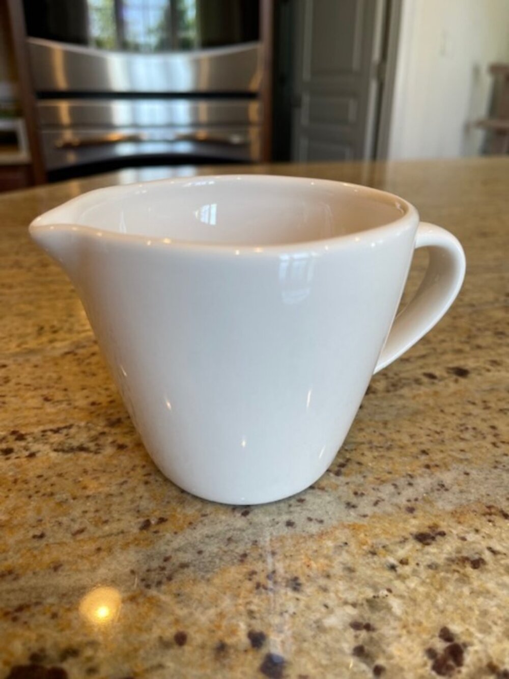Pottery Barn SAUSALITO CREAMER Off White Color Stoneware Classic Minimalist